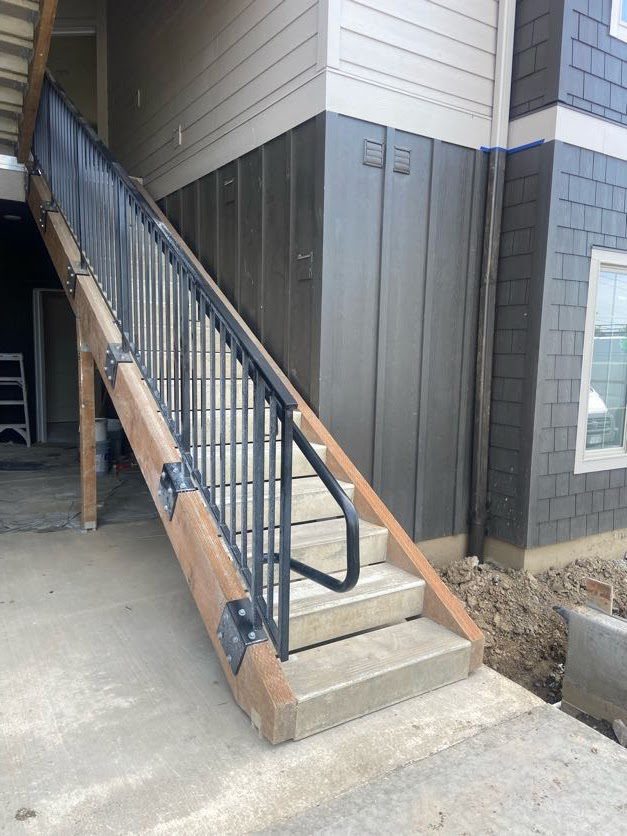 Closed Riser Concrete Stair Tread 