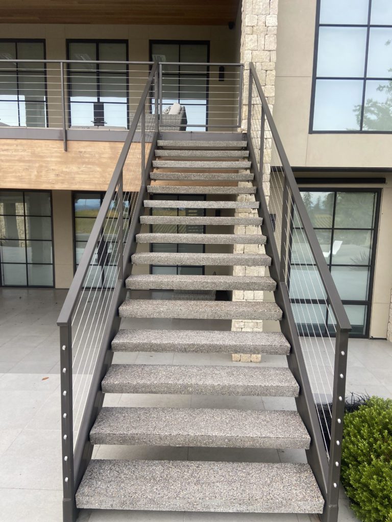  Open Riser Concrete Stair Tread